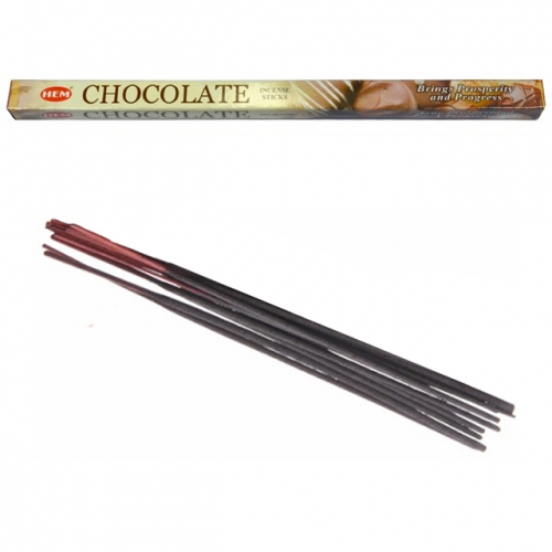 Bâtonnets d'Encens Chocolat - Hem x8 / Encens Indiens