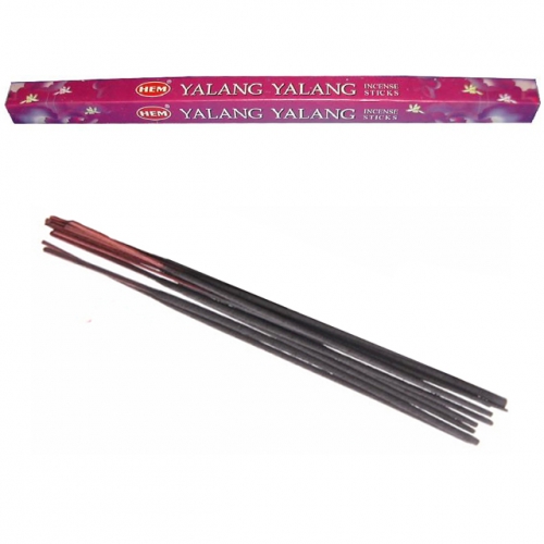 Bâtonnets d'Encens Ylang Ylang - Hem x8 / Encens en Bâtonnets avec tige en bambou