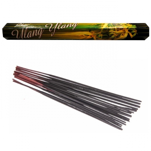 20 Bâtonnets d'Encens Ylang Ylang - Padmini / Encens en Bâtonnets avec tige en bambou