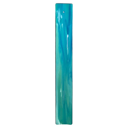 Porte-Encens en verre Océan / Porte-Encens pour Bâtonnets avec tige en bambou