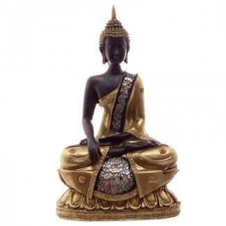 Bouddha Thaï Or & Marron