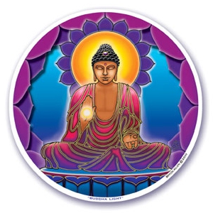 Sticker Buddha Light