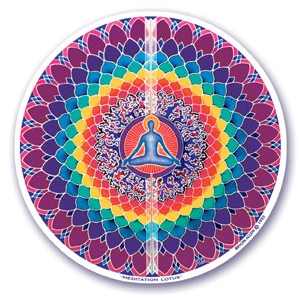 Sticker Meditation Lotus