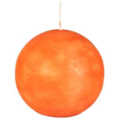 Bougie Boule Orange / Pap Star