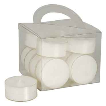 Bougies chauffe-plats Blanches x12 / Senteurs