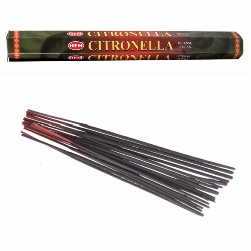 Bâtonnets d'Encens Citronnelle - Hem x20 / Encens