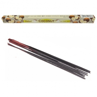 Encens Tulasi Noix de Coco x8 - Encens Noix de Coco - Encens Indiens - Tulasi