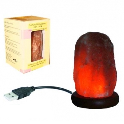 Mini Lampe en Cristal de Sel USB / Lampes en Sel de l’Himalaya