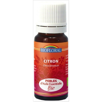 Perles d'Huiles Essentielles Citron Bio - Biofloral Perles d'Huiles Essentielles Citron Bio - Biofloral