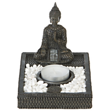 Porte-Encens et Bougeoir Bouddha / Boutique Zen