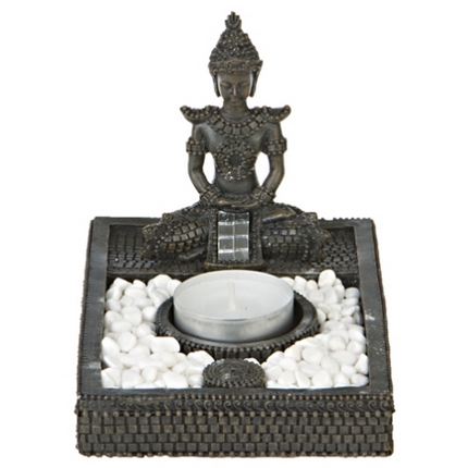 Porte-Encens et Bougeoir Bouddha / Boutique Zen