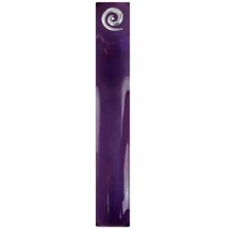 Porte-Encens en verre Violet Spirale