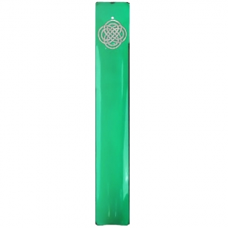 Porte-Encens en verre Vert Noeud Celtique