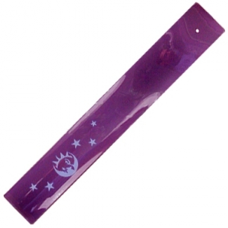 Porte-Encens en verre Violet Céleste