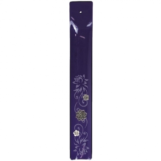 Porte-Encens en verre Violet Lotus