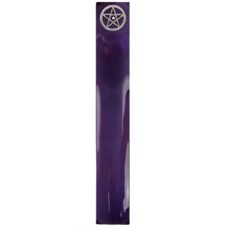 Porte-Encens en verre Violet Pentacle