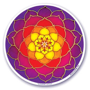 Sticker Sunrise Lotus