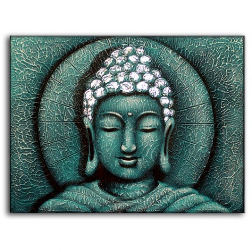 Tableaux de Bali Bouddha vert / Boutique Zen